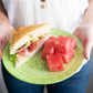 Annovero Colorful Dinner Plates, 10.5 Inch Diameter, Set of 6