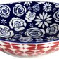 Individual Pasta Bowl 9.25" Diameter in each of the 6 designs